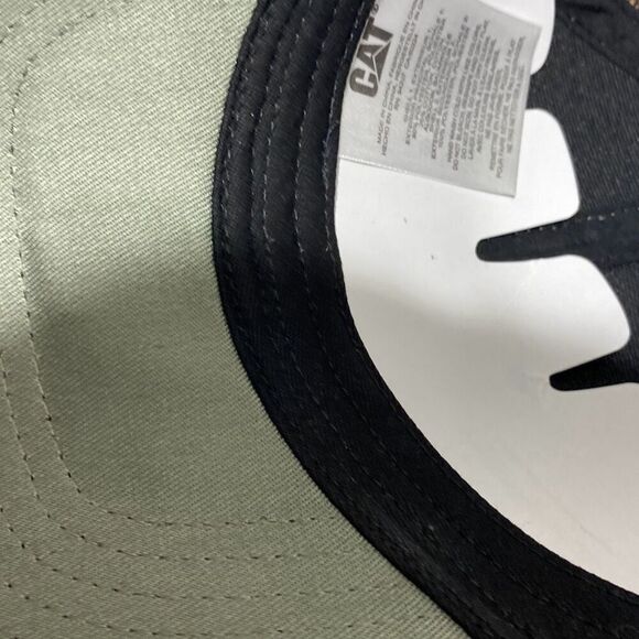 Caterpillar Men's Gray Black Mesh Equipment Snapback Cap Hat NWT - Picture 10 of 10